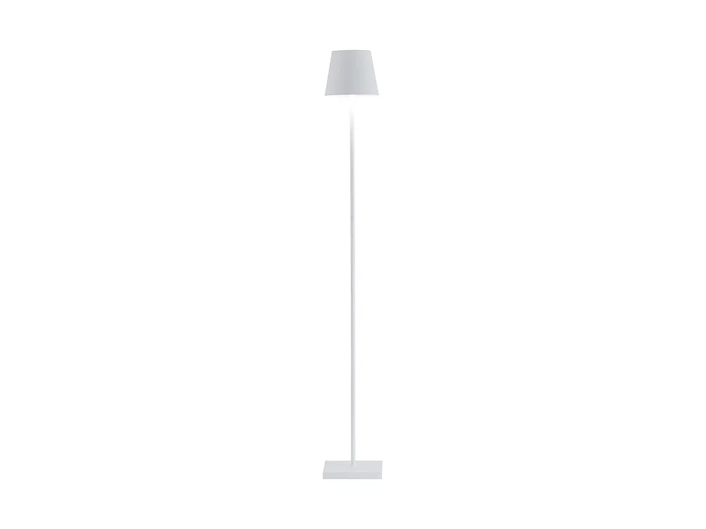 Poldina Pro L Witte oplaadbare en dimbare LED-lamp 122cm met batterij tot 12 uur