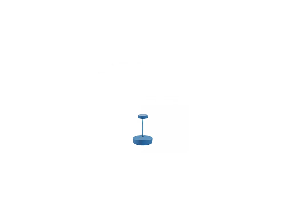 Lampe de table LED rechargeable et dimmable Swap mini pro Bleue