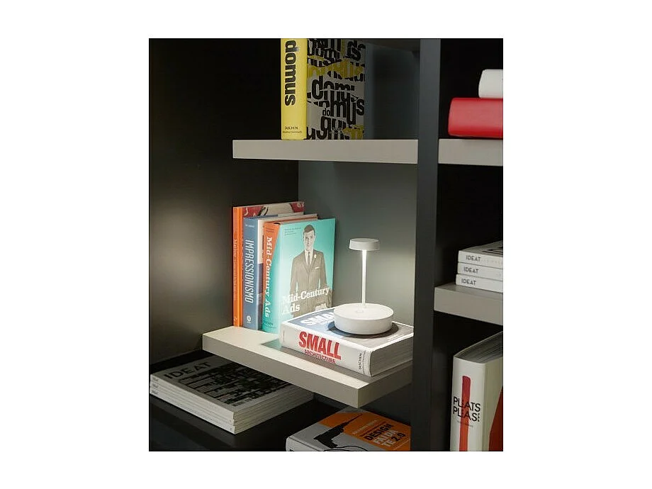 Lampe de table LED rechargeable et dimmable Swap mini pro Bleue