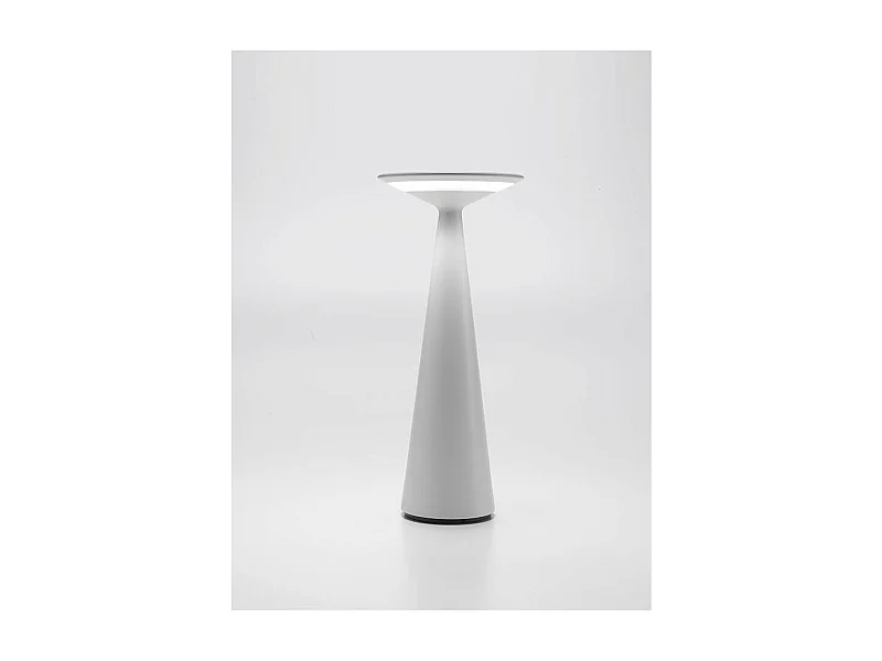 Lampa stołowa LED Dama Bianca z wejściem USB i funkcją powerbanku