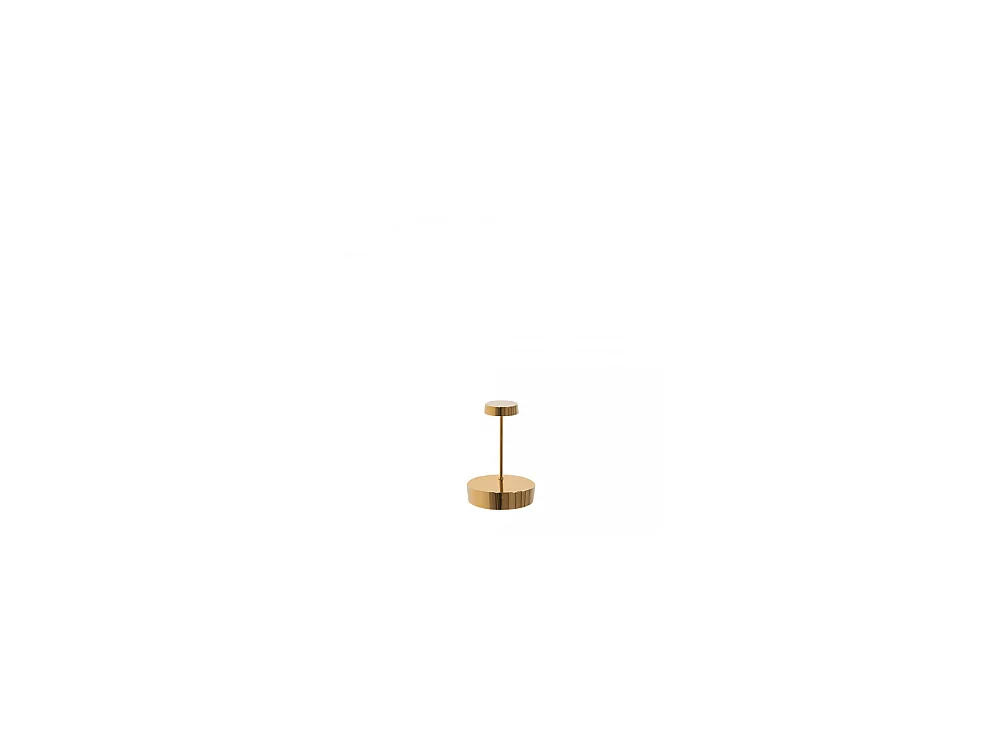 Lampe de table LED dorée brillante rechargeable et dimmable Swap mini pro