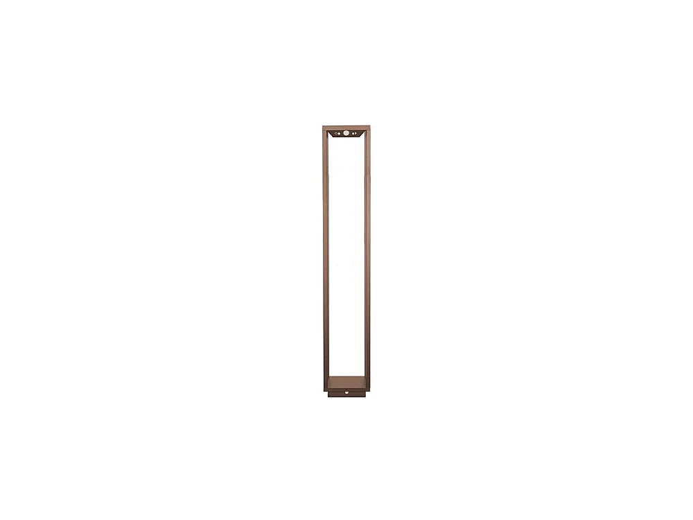 Home Solar Corten LED Lantaarn 100cm 2.2W Werkt op Batterijen IP54 Zafferano