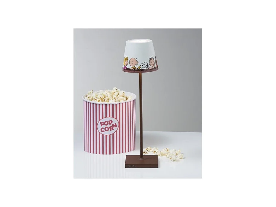 Poldina Pro Peanuts - Together tafellamp oplaadbaar en dimbaar met batterijduur tot 12 uur. Voor buitengebruik IP65
