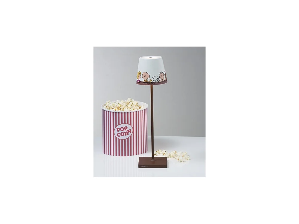 Poldina Pro Peanuts - Together tafellamp oplaadbaar en dimbaar met batterijduur tot 12 uur. Voor buitengebruik IP65