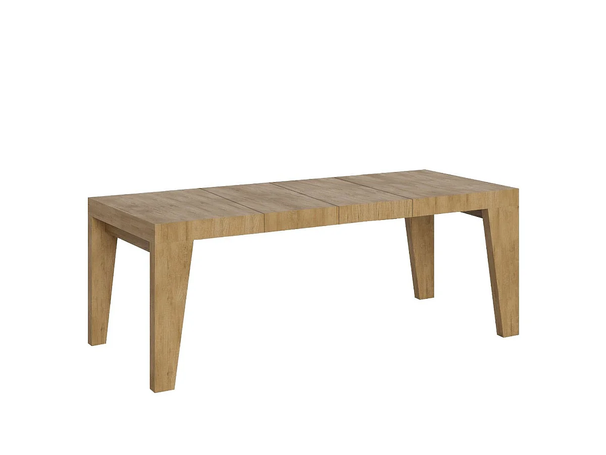 Table extensible 180/284x90 cm Naxy Premium chêne nature