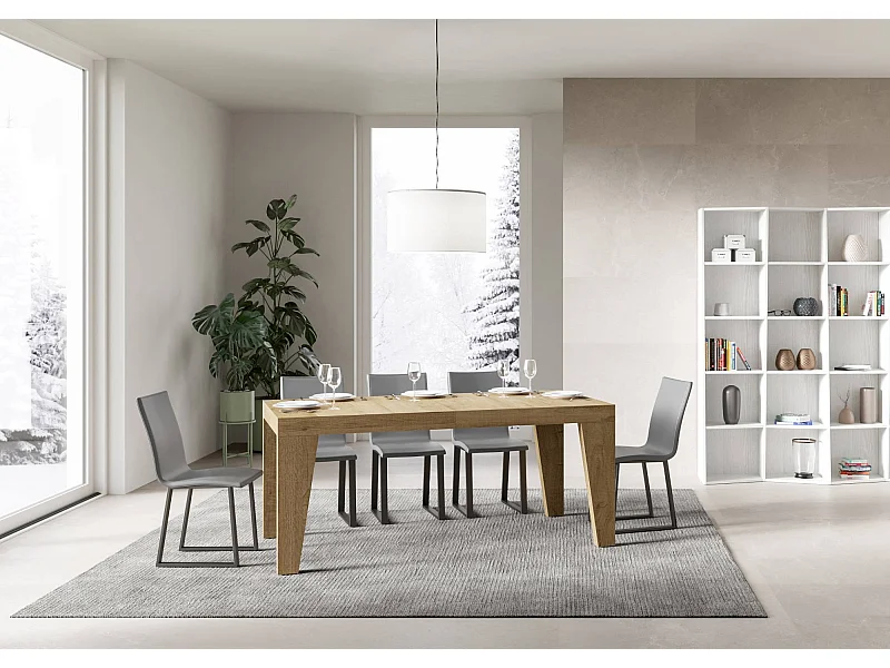 Ausziehtisch 180/284x90 cm Naxy Premium Eiche Natur