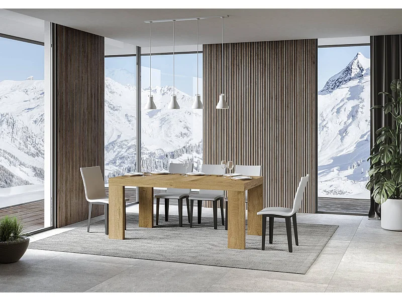 Mesa extensível 90x180/284 cm Roxell Premium Oak Nature