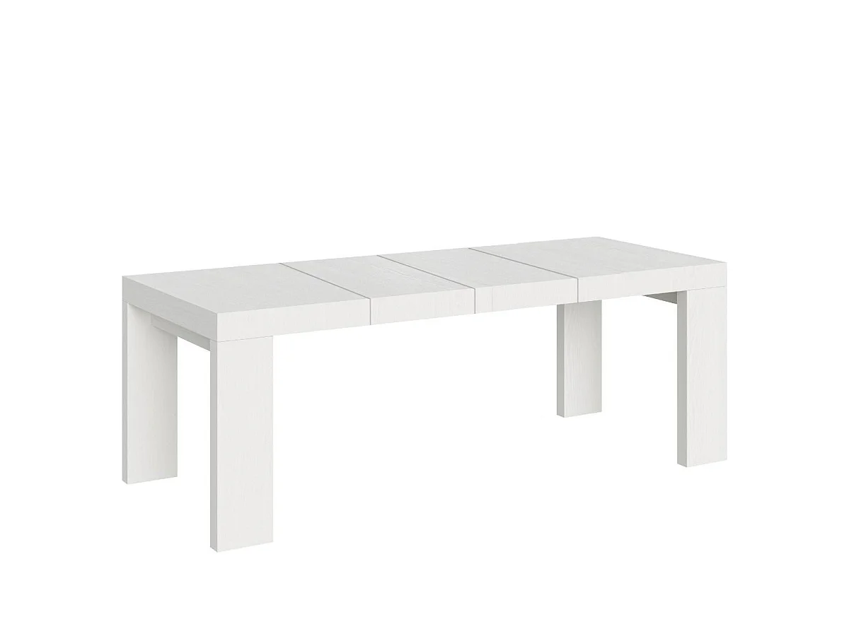 Udtræksbord 90x180/284 cm Roxell Premium Hvid Ask