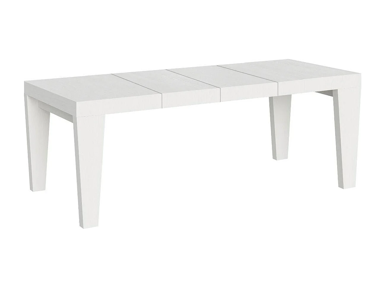 Table extensible 180/284x90 cm Spimbo Premium frêne blanc