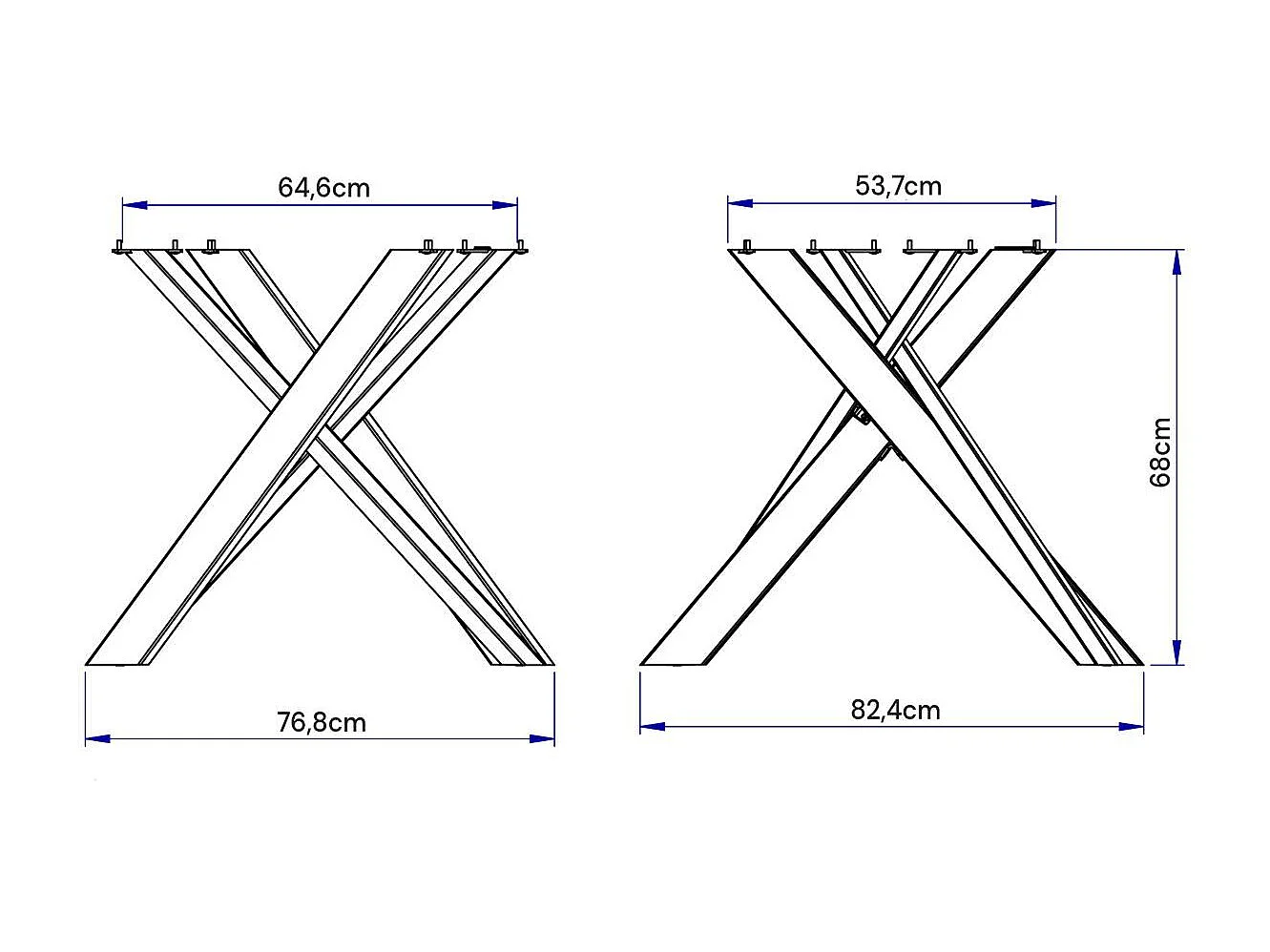 Table extensible 90/194x90 cm Clerk chêne nature pieds blancs