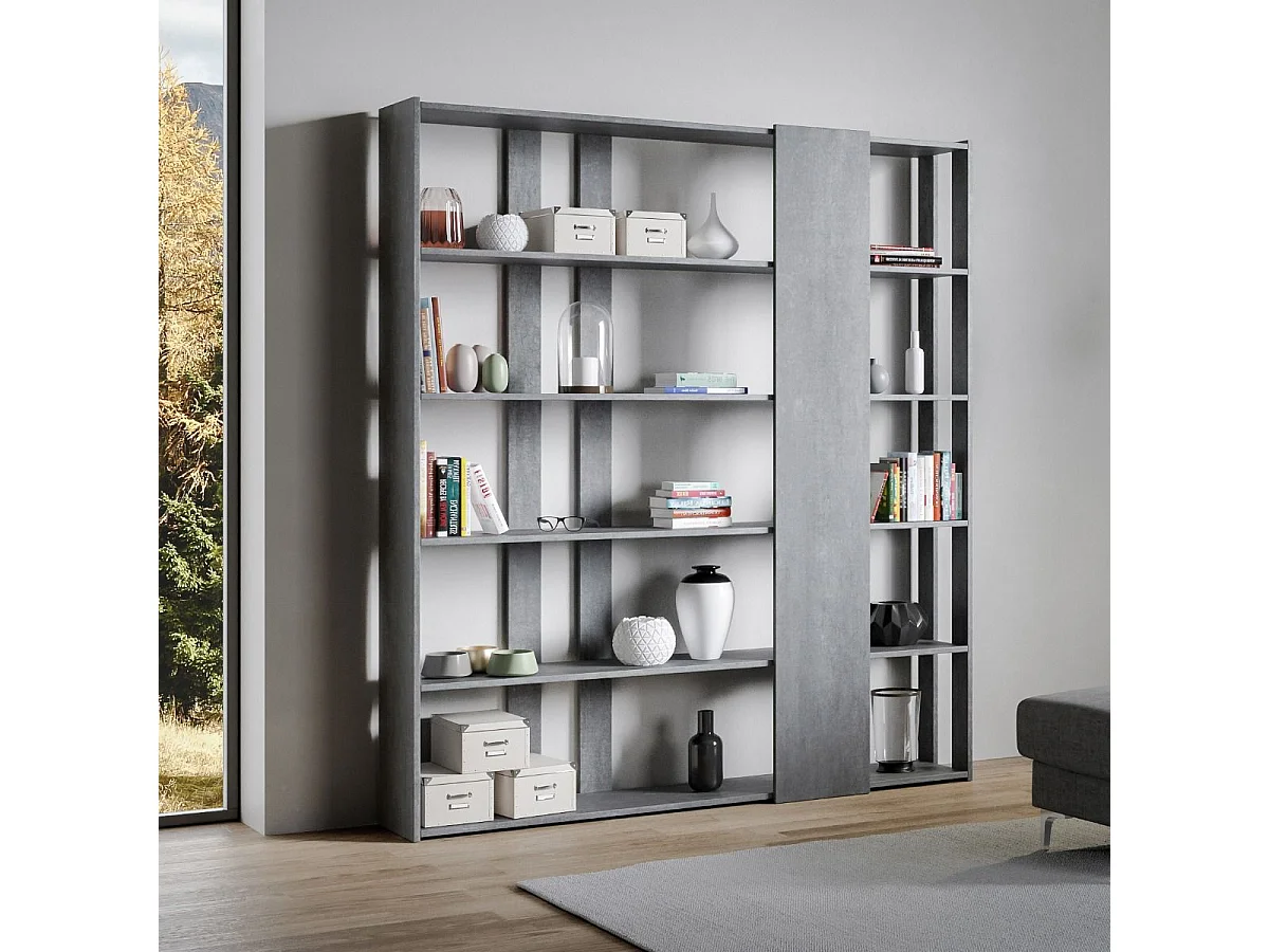 Estantería Kato D cemento