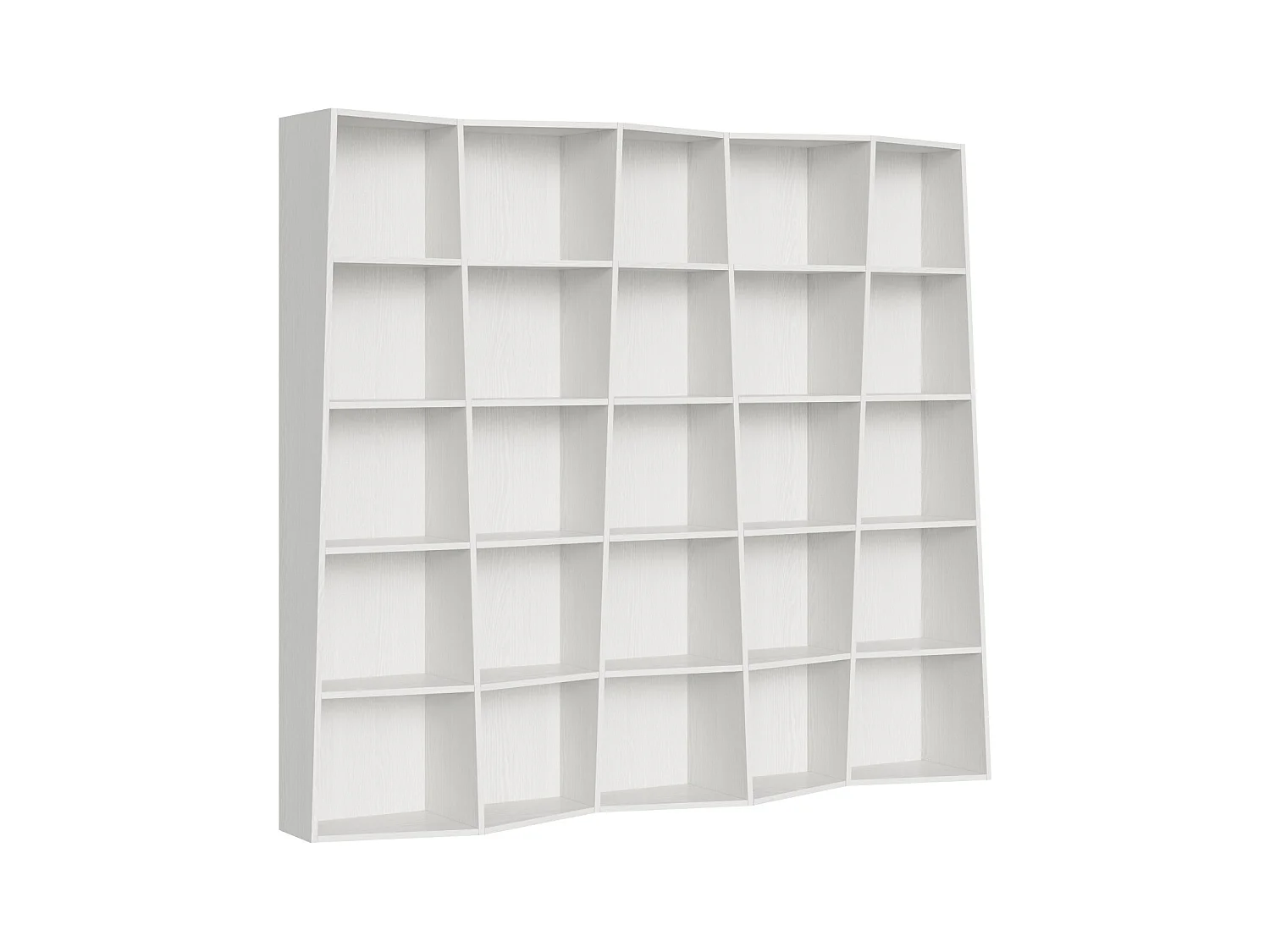 Bibliothèque moderne Trek 5 éléments frêne blanc