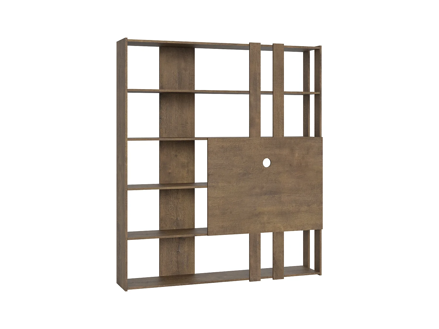 Bibliothèque avec support TV Kato M noyer