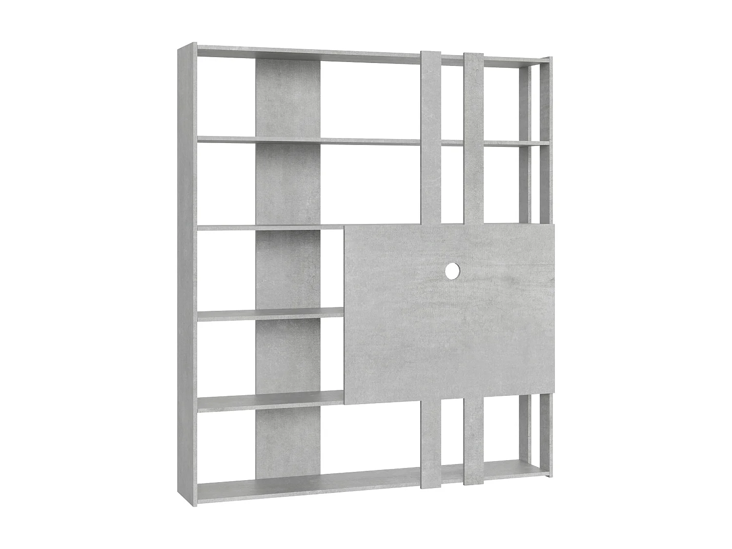Kato M åben reol med beton TV-panel