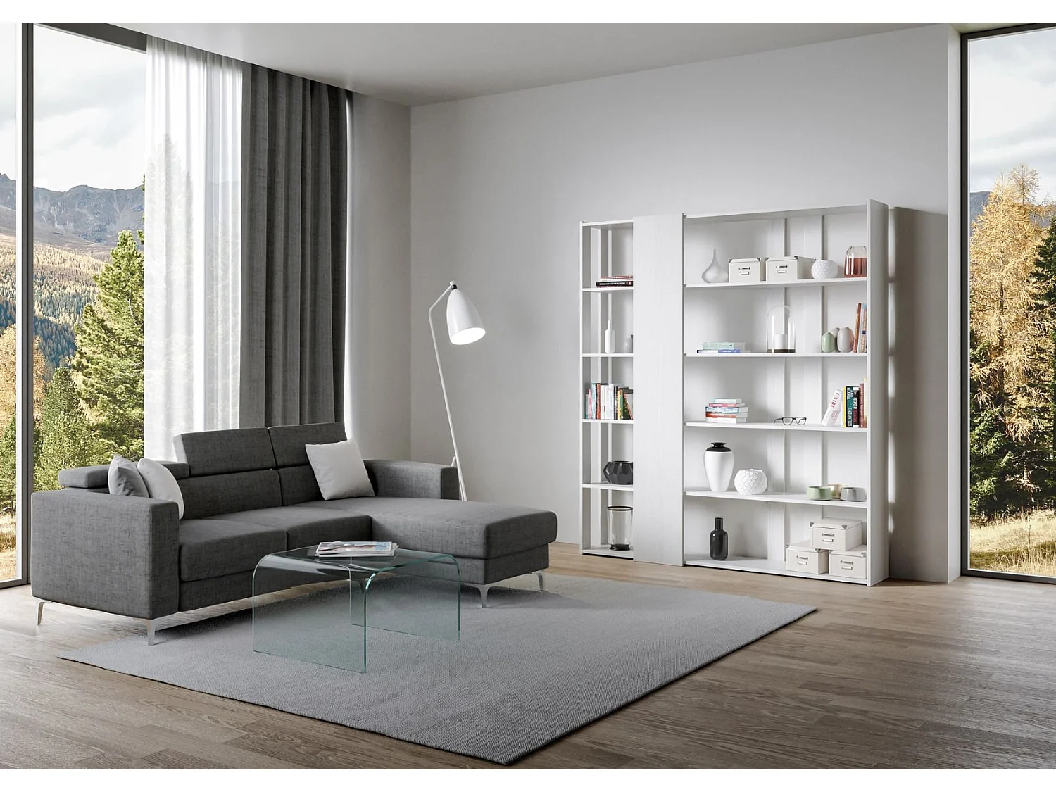 Bibliothèque Kato D frêne blanc