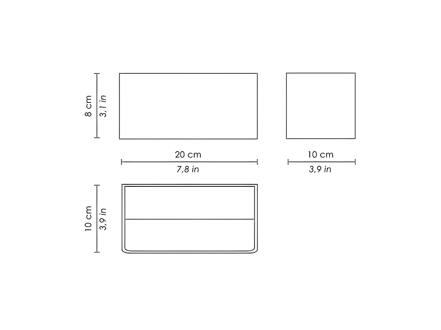 Cubetto LED wandlamp IP20 11,4W wit