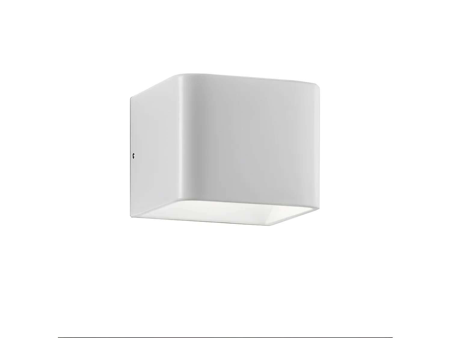 Cubetto IP20 5,6W weiße LED-Wandleuchte