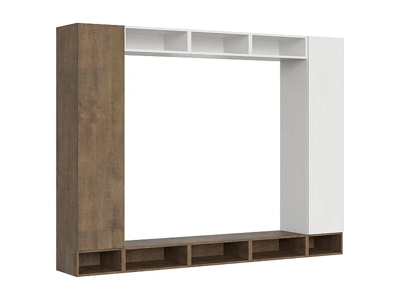 Composition murale salon A107 L.260 H.194 P.39.2