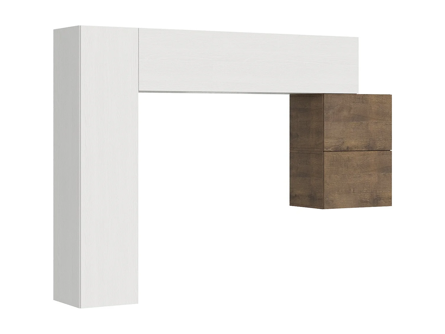 Composition murale salon A25 L.204 H.173.6 P.39.2