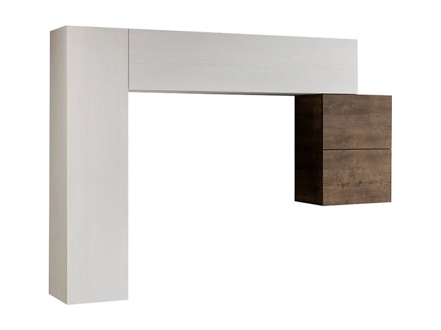 Composition murale salon A25 L.204 H.173.6 P.39.2