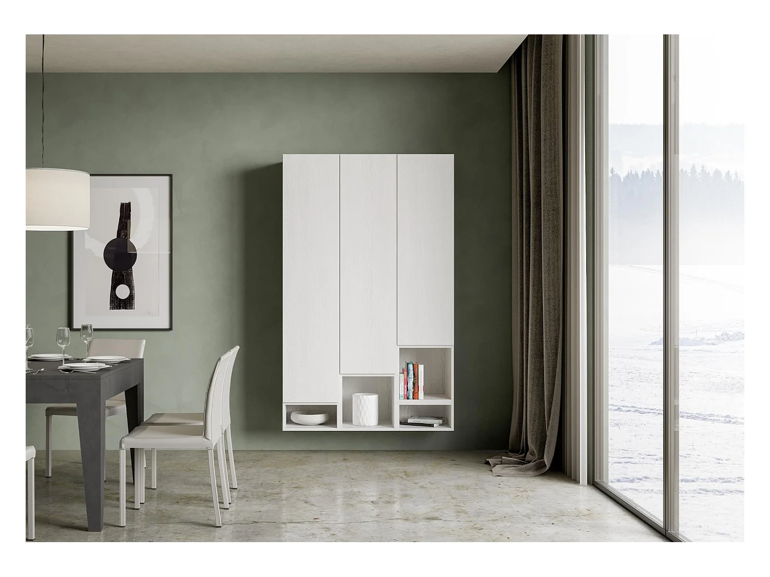Conjuntos de Muebles de Salón A20 L.120 H 194 P.39,2