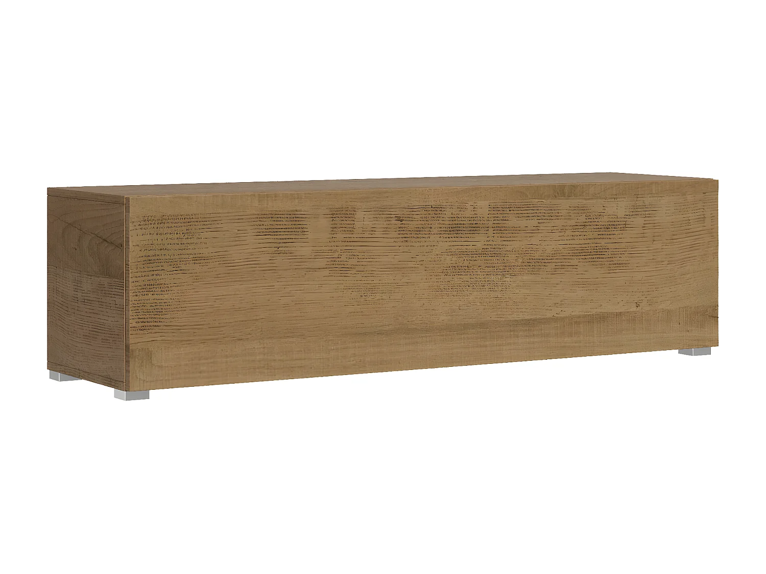 Stolik pod TV z opuszczanym blatem i przejściem na kable szer. 153,6 cm wys. 40 cm gł. 39,2 cm z nogami z naturalnego dębu