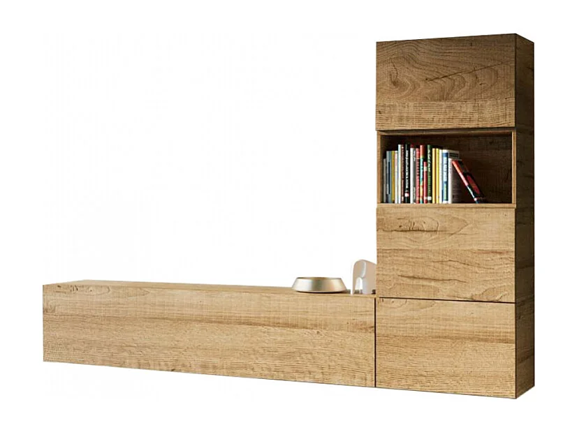 Composition murale salon A09 L.234 H.160 P.39.2