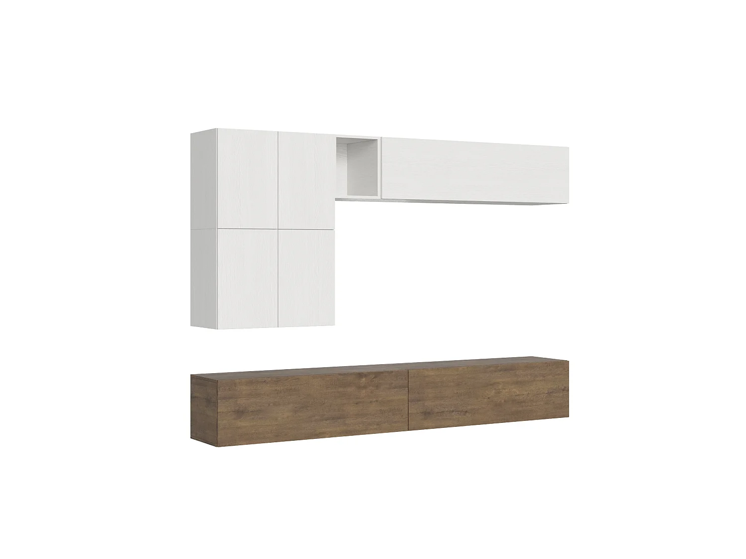 Composição de parede da sala de estar A16 L.268 P.39.2
