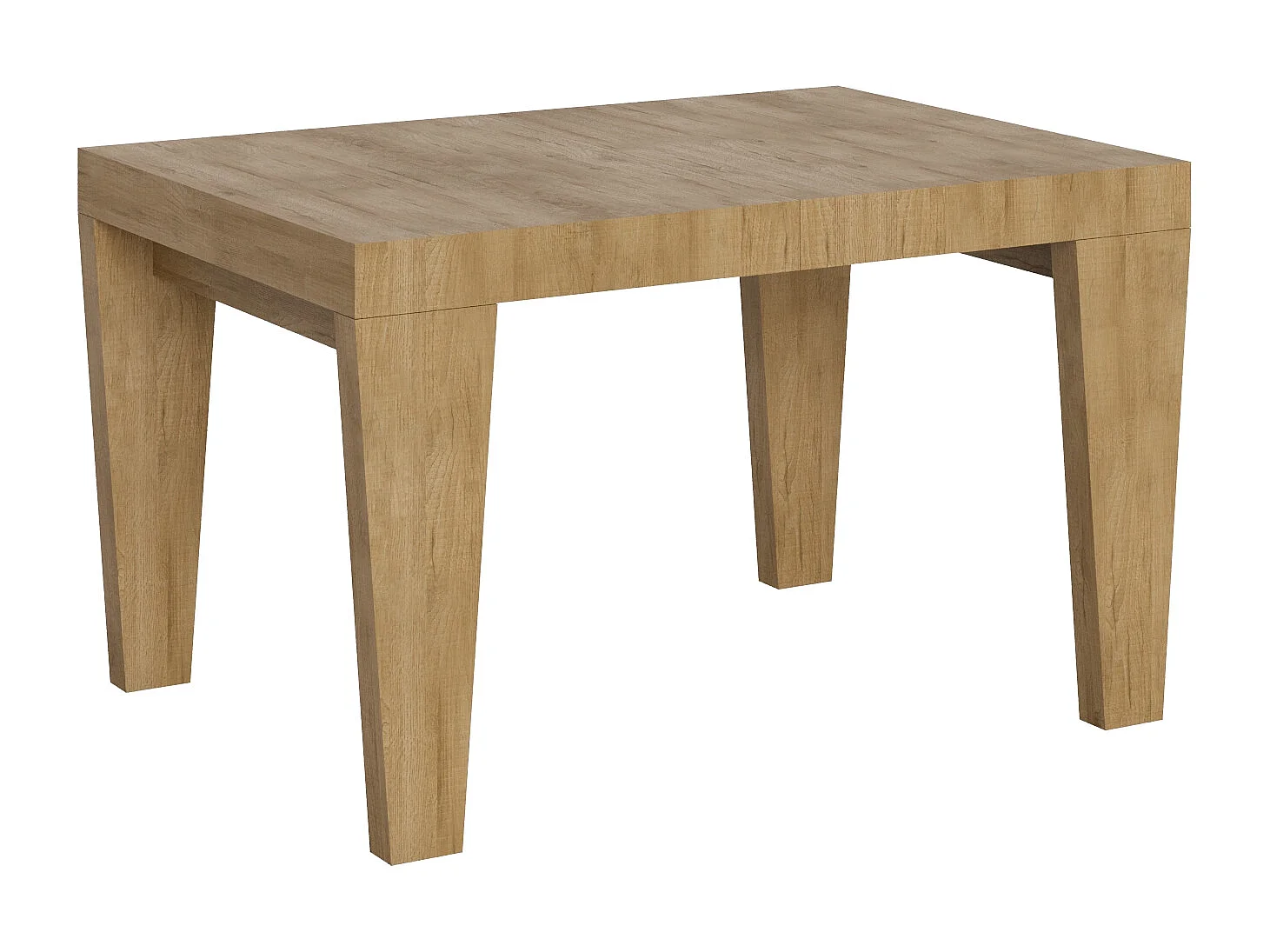 Mesa de jantar extensível 140/244x90 cm Spimbo carvalho natural