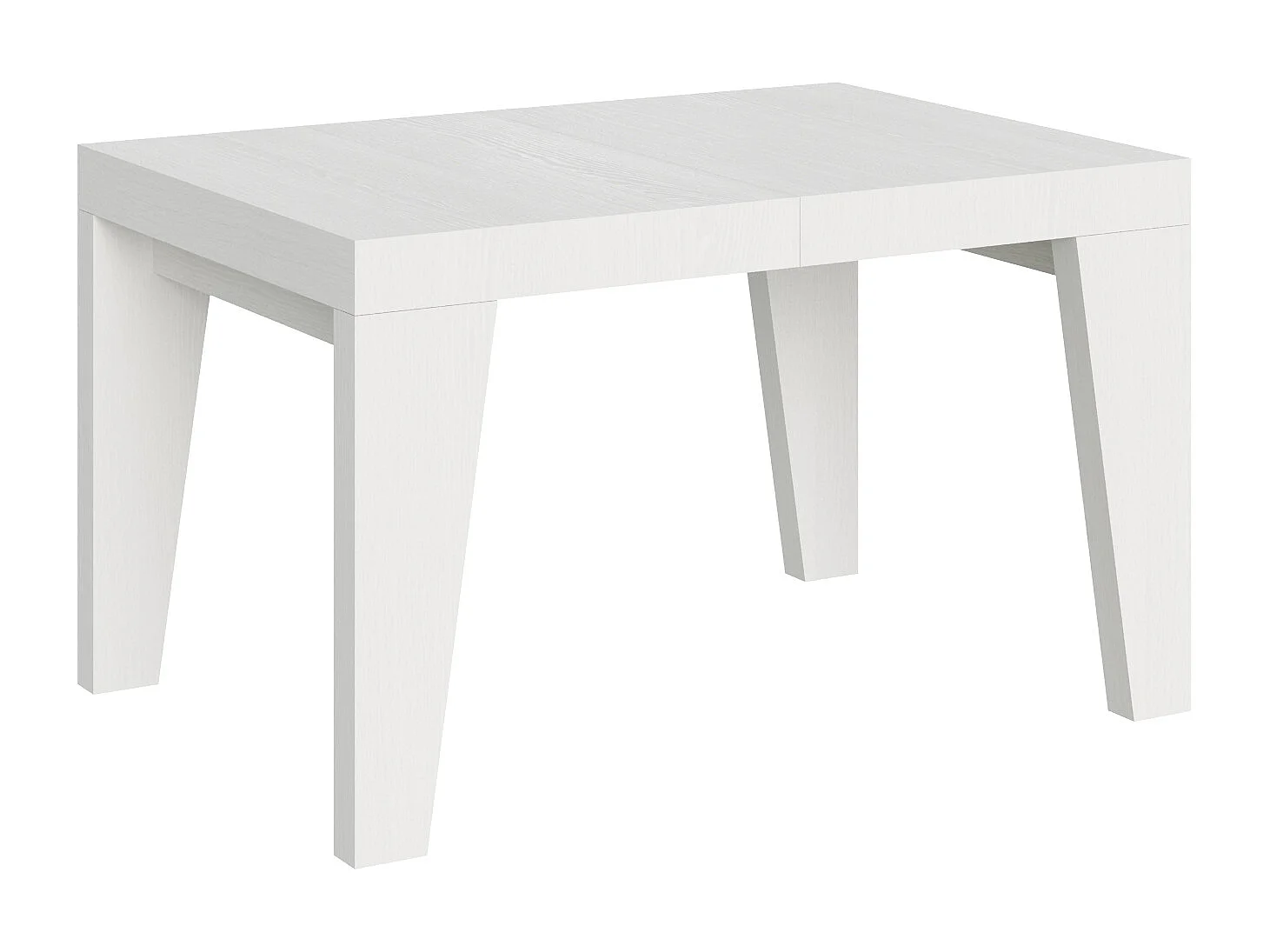 Table extensible 140/244x90 cm Naxy frêne blanc