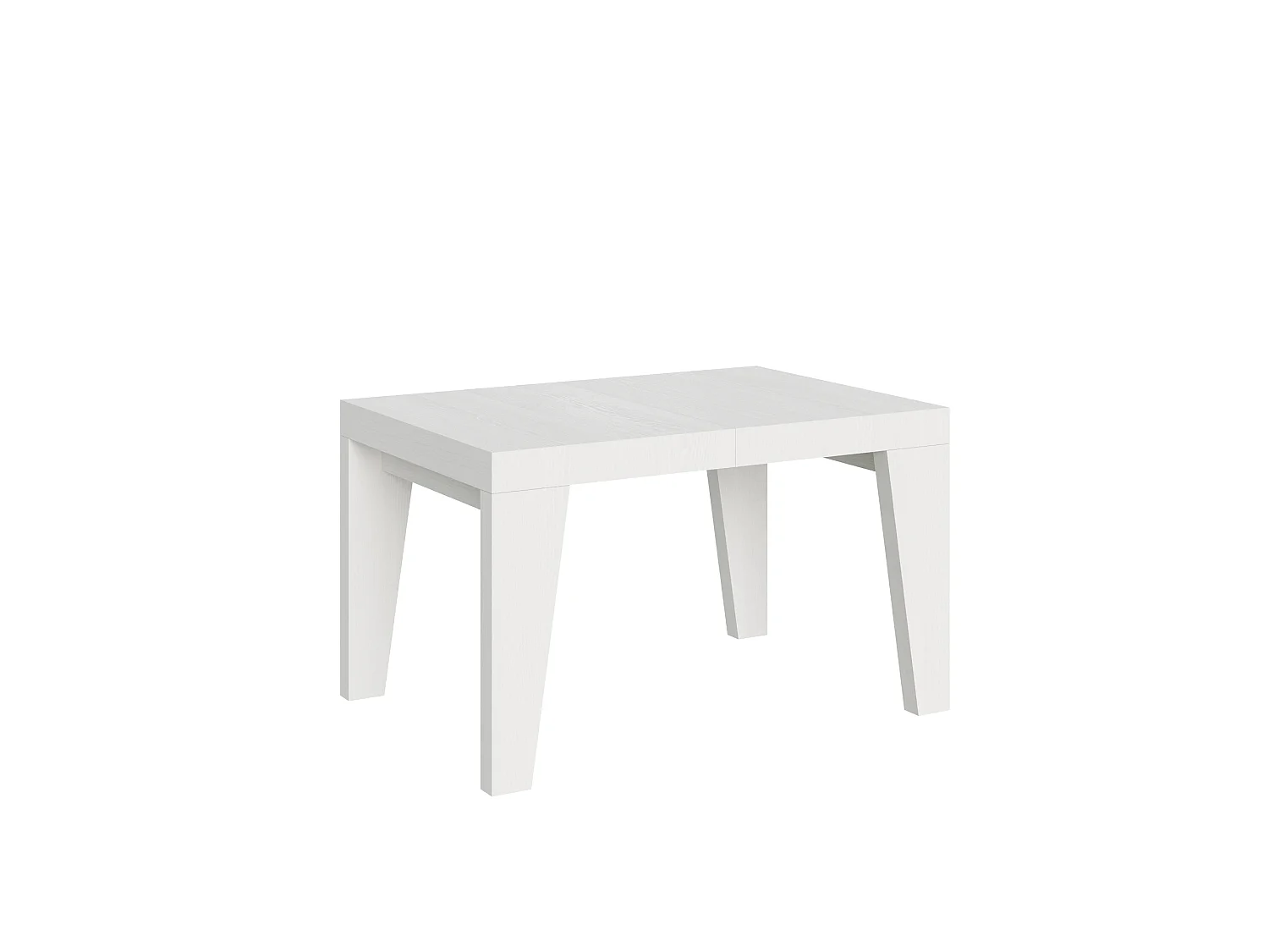 Uitschuifbare tafel 140/244x90 cm Naxy eiken wit