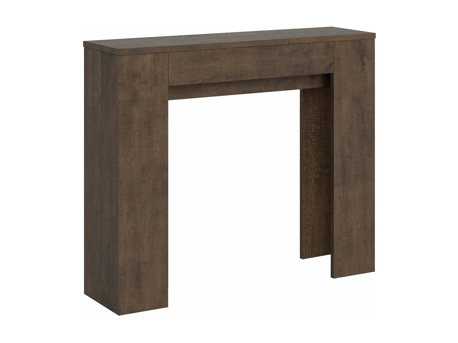 Ausziehbare Konsole 90x25/181 cm Slick Walnut