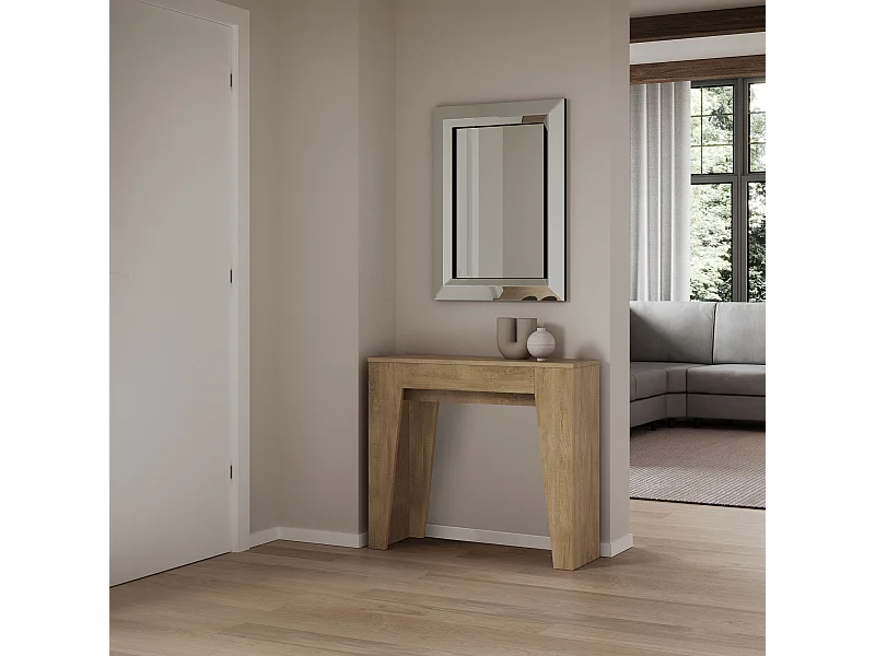 Consolle allungabile 90x25/181 cm Narrow quercia natura