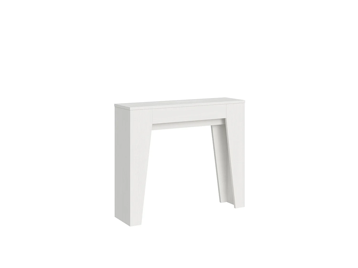 Console Extensible 90x25/181 cm Narrow frêne blanc