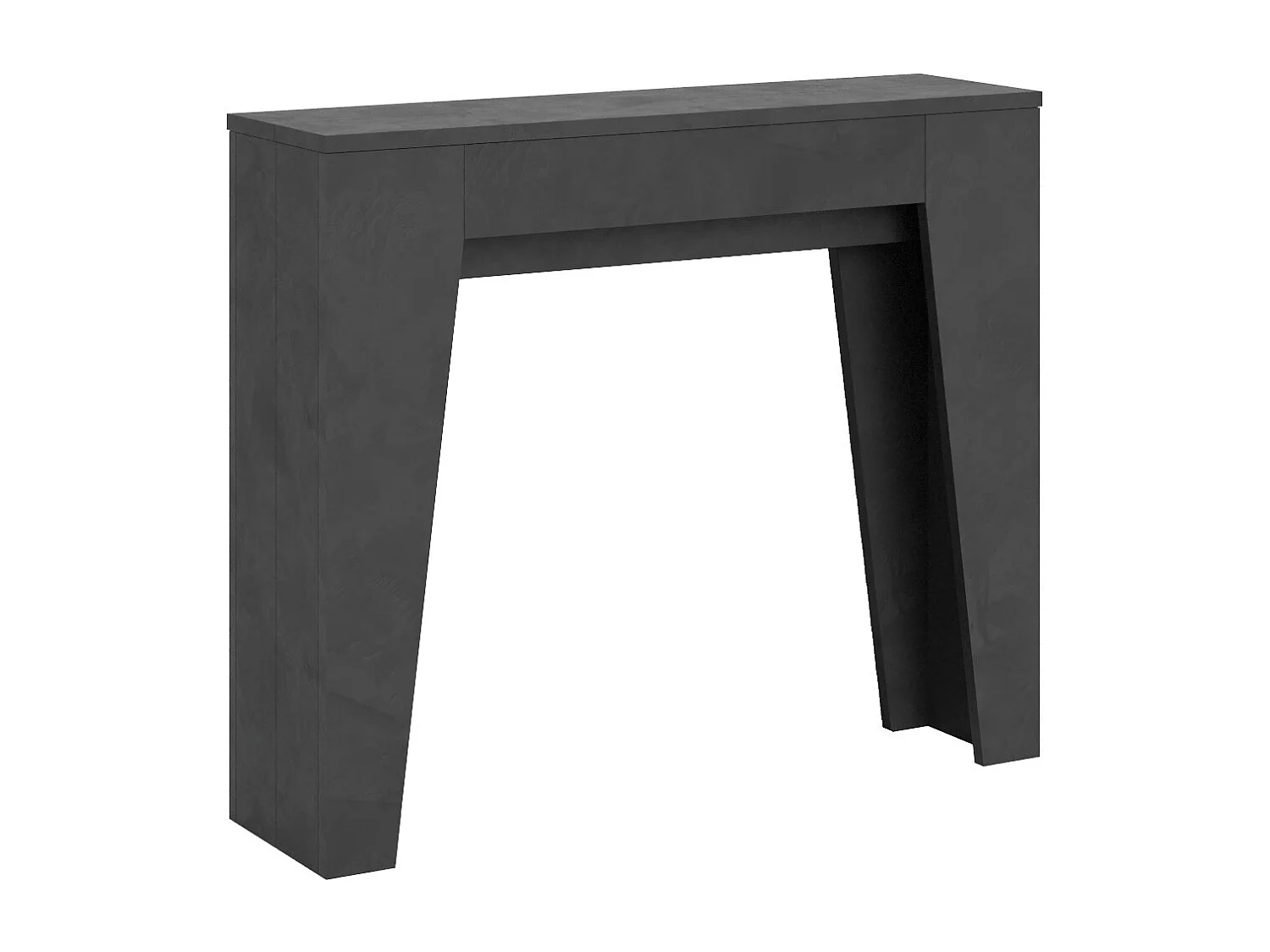 Console Extensible 90x25/181 cm Narrow anthracite spatulé