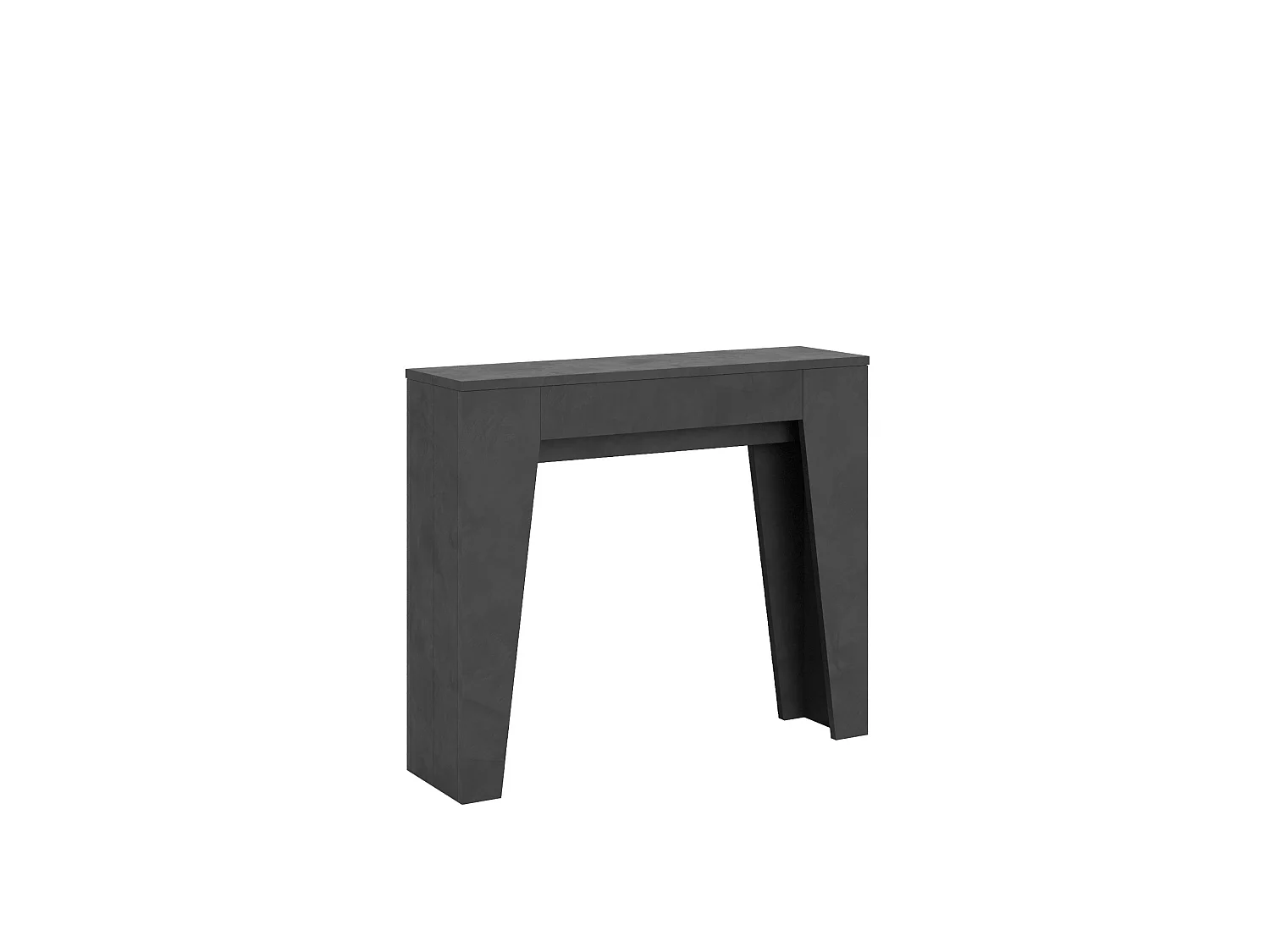 Console Extensible 90x25/181 cm Narrow anthracite spatulé