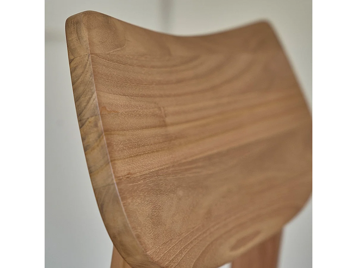 Chaise en bois de teck massif