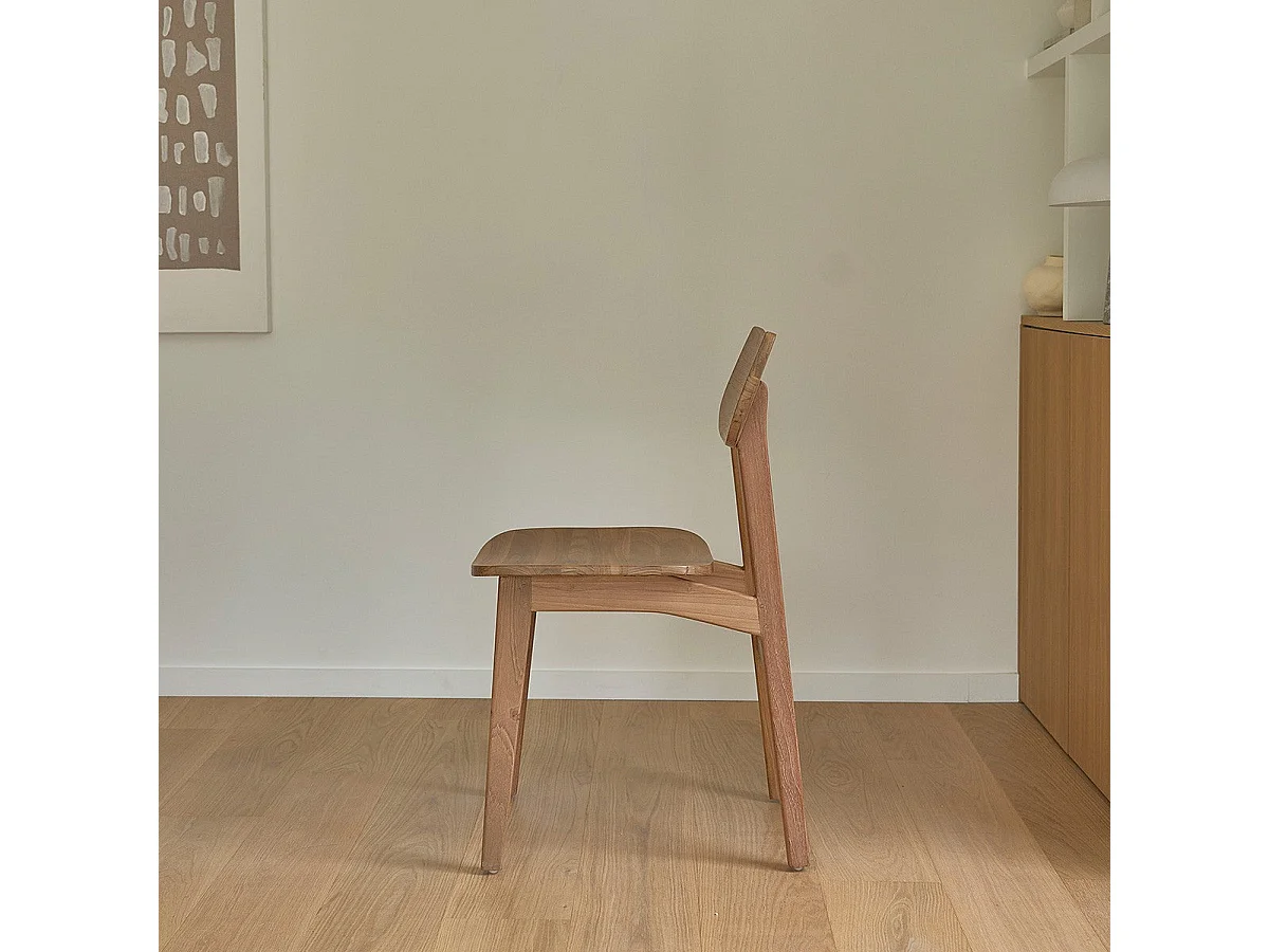 Chaise en bois de teck