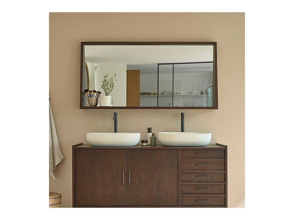 Miroir en mindi massif 135x67 cm