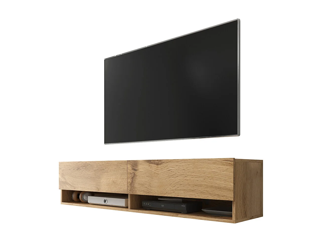 Mobile TV - 140 cm - rovere wotan - senza LED - WANDER