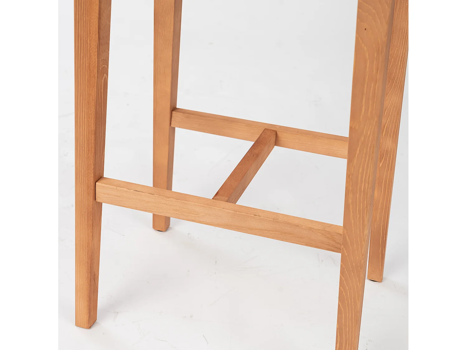 Lot de 2 tabourets de bar bois nature H73 RORIC TALL