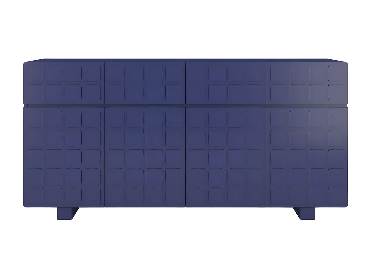 Komoda z frontami 3D Skandica CUBO LONG / granatowy / 169cm