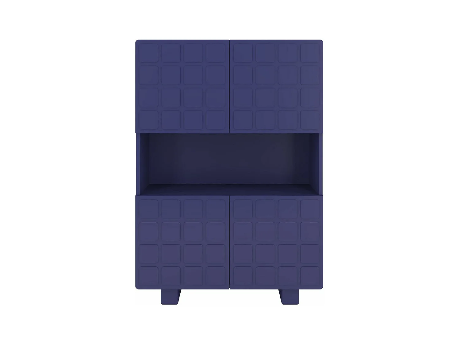 Komoda z frontami 3D Skandica CUBO HIGH / granatowy / 85cm