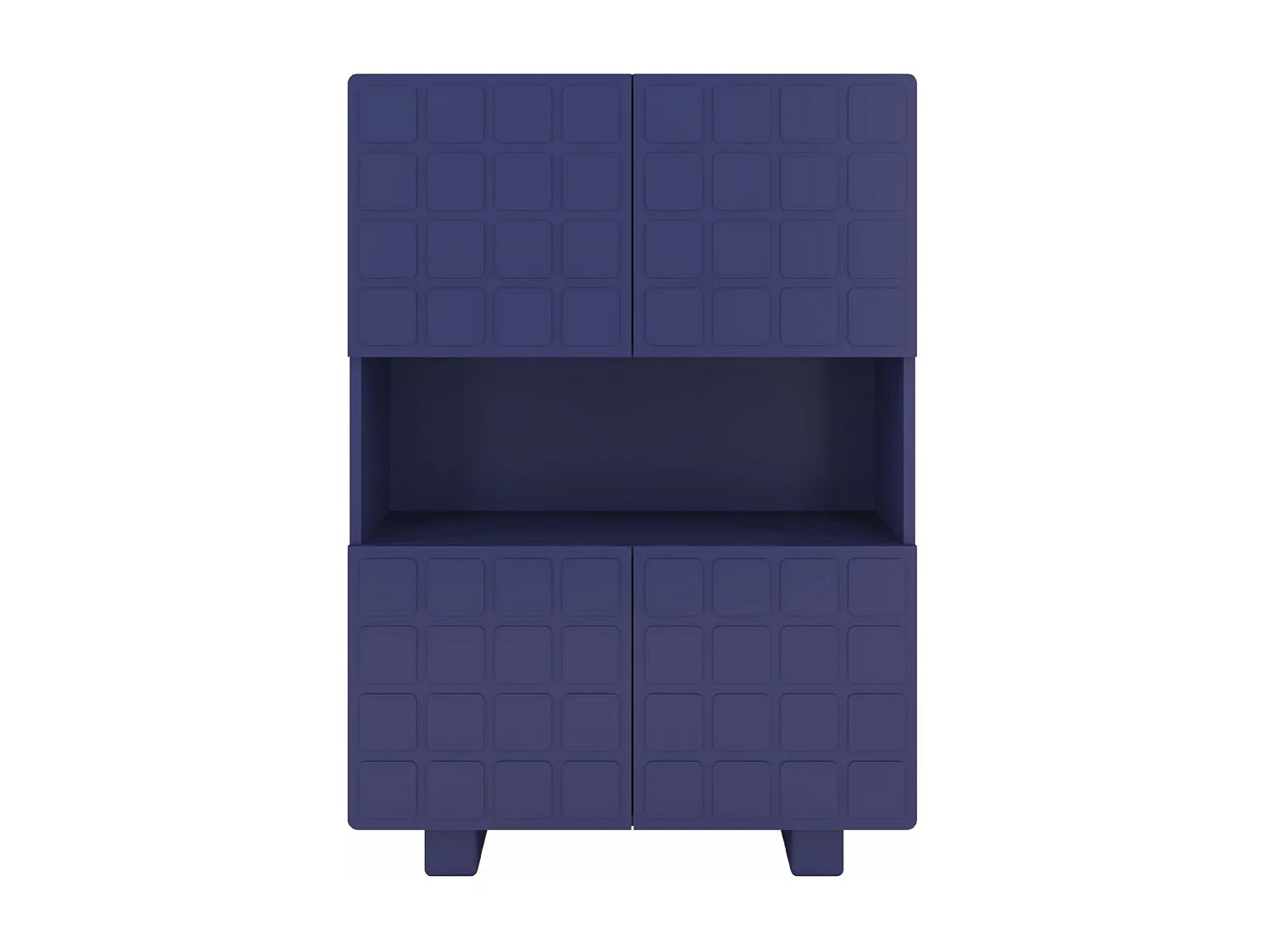 Komoda z frontami 3D Skandica CUBO HIGH / granatowy / 85cm