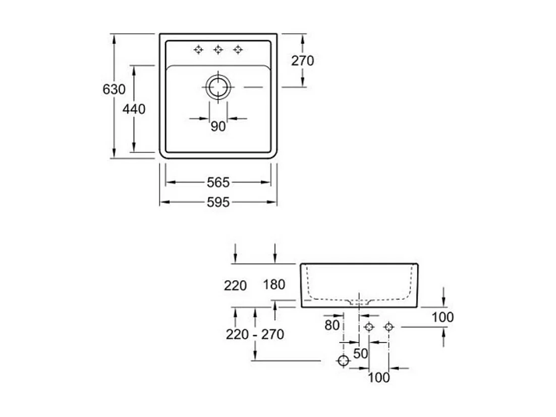 Evier timbre office VILLEROY ET BOCH Tradition 1 bac Blanc CeramicPlus avec vidage automatique