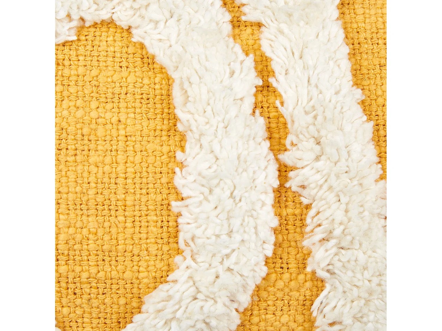 Lot de 2 coussins décoratifs LOVE Coton 30 x 50 cm Jaune