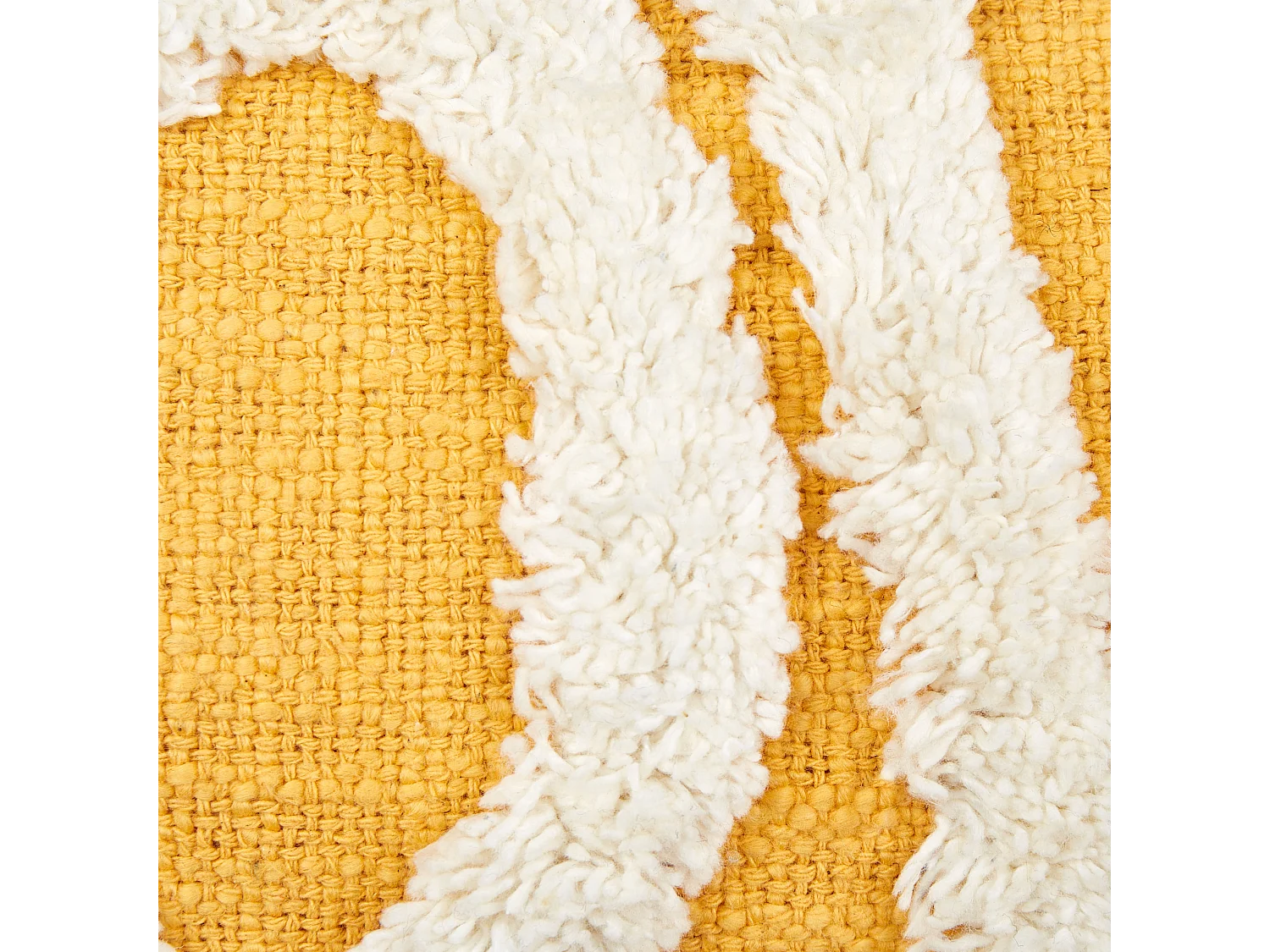 Lot de 2 coussins décoratifs LOVE Coton 30 x 50 cm Jaune