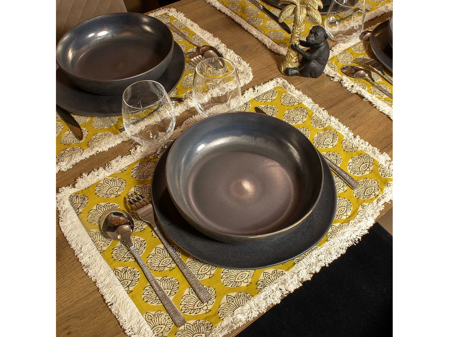 Set 3 poeles triply en acier inoxydable induction 20/24 et 28cm - made in france