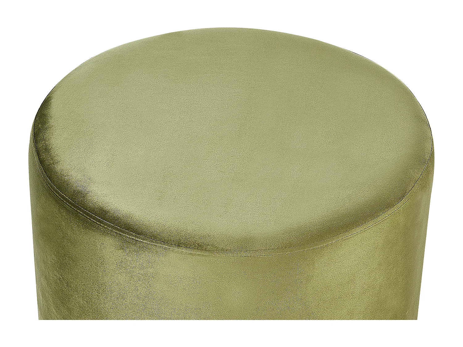 Poef MILLEN Fluweel Olijfgroen 61 cm 61 cm 36 cm