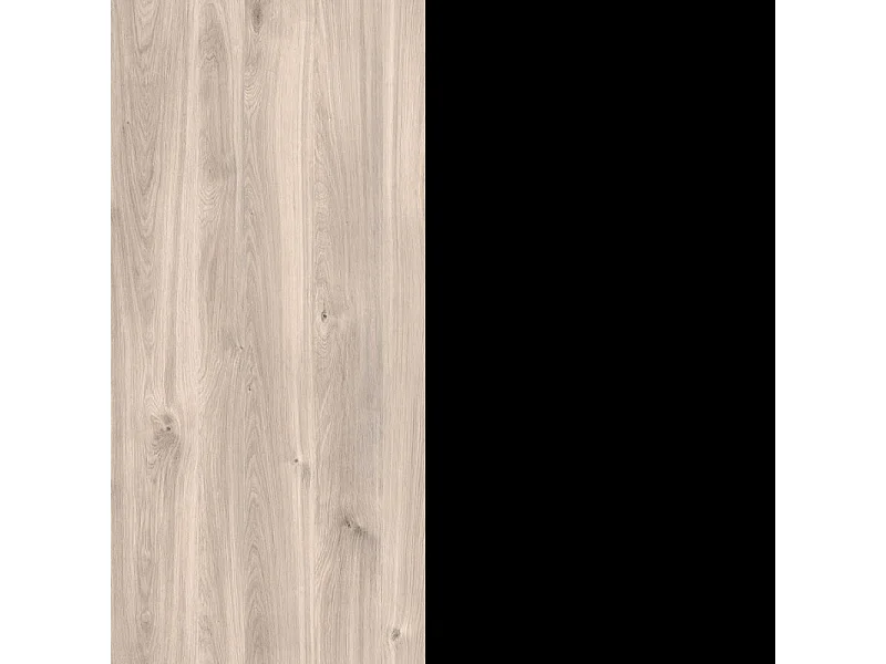 Credenza bassa di design basic in nero e rovere